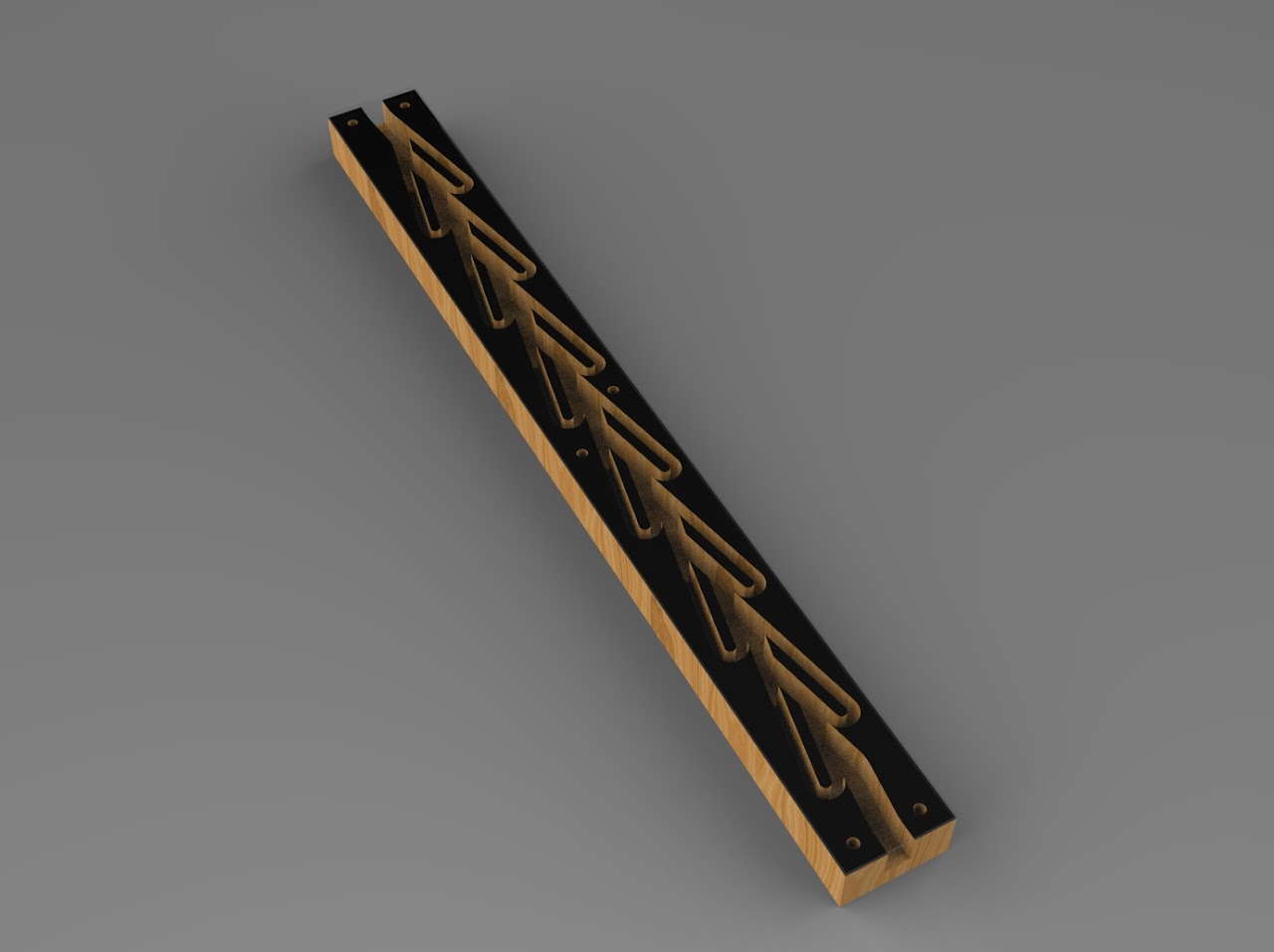 Tesla valve fluidic diode SolidWorks